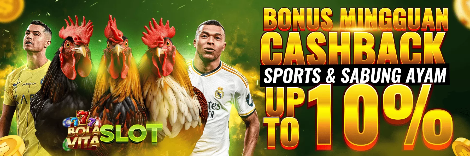 BONUS CASHBACK MINGGUAN