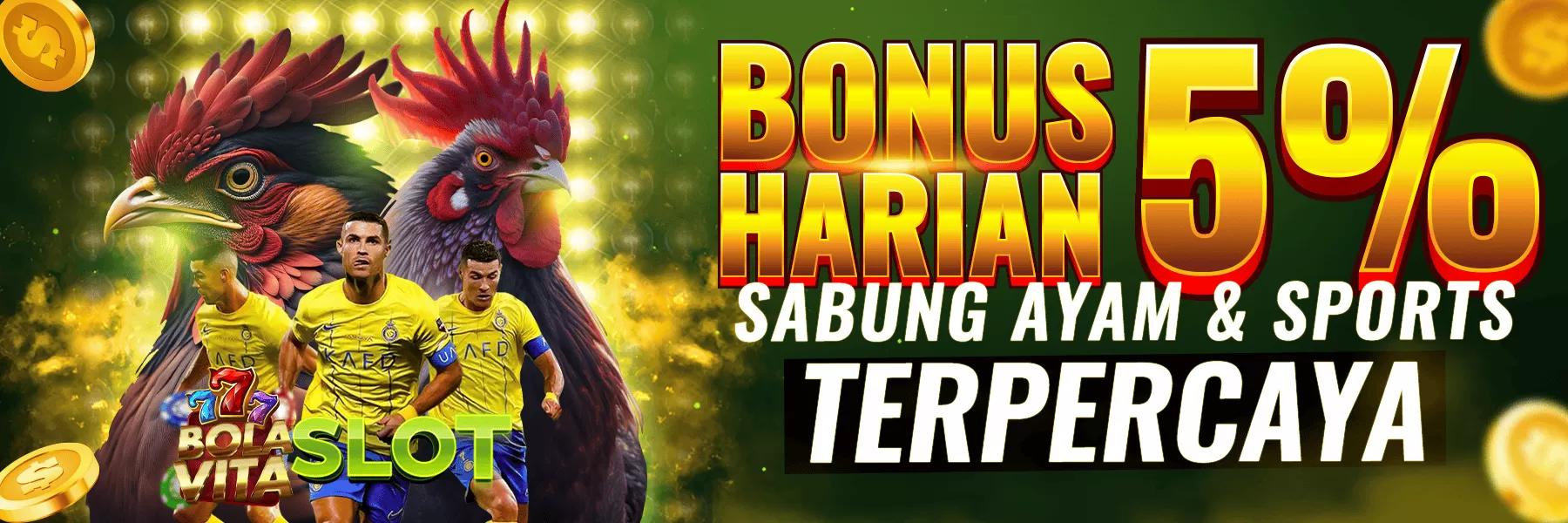 BONUS HARIAN SABUNG AYAM